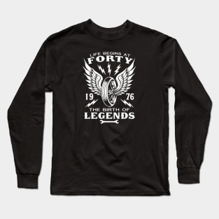 Life Begin At Forty Legends Birthday Long Sleeve T-Shirt